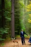 Placeholder: Obama as a mystical forest nymph in the woods raising a baby deer as his own high quality