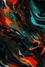 Placeholder: Liquid abstract painting, Dark & Groovy, liquid pattern