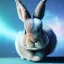 Placeholder: galaxies, spirals, space, nebulae, stars, smoke, iridescent, intricate detail, in the shape of a rabbit, fur on color diamond, octane render, 8k, --q 2 --ar 2:3 --uplight