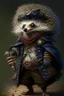 Placeholder: humanoid hedgehog pirate mage