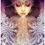 Placeholder: portrait,"Insanely detailed photograph of a beautiful Queen of the light Goddess,gorgeous clean face, highly intricate dress,intricately designed colorful snowflakes in hair,elegant, highly detailed hair, digital painting, artstation, concept art, smooth, sharp focus, illustration, art by artgerm and greg rutkowski, alphonse mucha,Dan witz, 8 k,looking downward,album cover art,fantasy