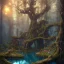 Placeholder: high-quality, fine-detail beautiful, breath-taking forest with gnarled trees, flowers, clear reflective lake, tranquil, stunning, 8k resolution, intricate, digital art, detailed matte, volumetric lighting, George Grie, Anne Dittman, Anne Stokes, Lisa Parker, Selina French, Alphonse Mucha