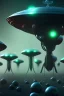 Placeholder: alien invasion clean art NFT, blender 3d