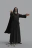 Placeholder: russian monk for a horror , silent hill style, 3d model, t-pose, full length, a pose