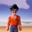 Placeholder: michael jackson as a dragonball z character