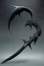 Placeholder: black big sharp scythe