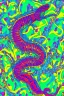 Placeholder: neon color chameleon psychedelic