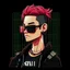 Placeholder: 2-d pixel crypto punk named kenn