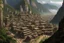 Placeholder: A massive tribal city high in the mountains