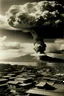 Placeholder: Develop an image showing the second atomic bomb exploding over Nagasaki. Highlight the immediate consequences and the realization that leads to Japan's eventual surrender. Capture the somber atmosphere of defeat