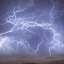 Placeholder: a single sparse, fractal lightning in thunderstorm. trending on artstation. dreamlike