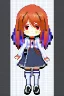 Placeholder: anime girl in pixel art