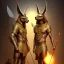 Placeholder: A magic door opening to one Anubis with Arrow, high quality, high details , hd, hyper realistic, magic style ,