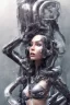 Placeholder: cyberpunk, black latex body, women, body portrai, highlight eyes perfect, skin, tron, cyborg, perfekt sexy, real, dream, hr giger