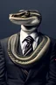 Placeholder: Snake dressed in a business suit