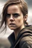 Placeholder: Beautiful Emma Watson, angry face, hight ankle boots, ponytail hair, 4K resolution, Full HD, image, sharp picture, extreme realistic photo