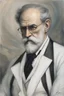 Placeholder: Sigmund Freud's understanding was that a symbol Paris in the 18th century oil paiting by artgerm Tim Burton style In Freudian depth psychology, the symbol is thought to consist of partially unconscious matter.