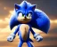 Placeholder: sonic the hedgehog in lightning storm