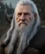 Placeholder: portrait, Viking style, Realistic, 8K, a Highly detailed face of a man, black color beard, Odin, Raven over shoulder