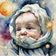 Placeholder: Quantum Serenity: A watercolor depiction of the conception of a baby, illustrating the interplay of microscopic quantum particles and DNA at the molecular level, embodying calmness in action.”