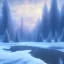 Placeholder: winter landscape, ice field, dream, depth of field, realistic details