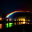 Placeholder: rainbow in the night