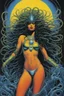 Placeholder: [medusa the goddess] Hydrogenesis, 1979 in Heavy Metal Magazine Vol. 2, #10 by Philippe Caza