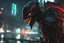 Placeholder: Pyke venom in 8k solo leveling shadow artstyle, pirate them, mask, close picture, rain, neon lights, intricate details, highly detailed, high details, detailed portrait, masterpiece,ultra detailed, ultra quality