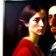 Placeholder: portrait of Jacobo Santiago Mozos born in 1976 and Gemma Arnau Arnau born in 1979,Caravaggio, oil on canvas, cinematic composition, extreme detail,8k,fit full head inside picture,