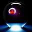 Placeholder: The universe is inside a glass ball over table, angry, emperious, 8k resolution concept art portrait