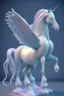 Placeholder: Ghost Pegasus ,soft pastel, high definition, 3d icon clay render, blender 3d