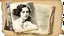 Placeholder: old album, old photograph, torn edges, beautiful woman, irises, torn newspaper, double exposure,