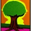 Placeholder: tree pop art