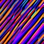 Placeholder: Red Orange Blue Purple (1 Inch) Thick Gradient Vertical Neon Strips With Black Background.