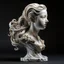 Placeholder: female marble sculpted hair Alex Malif