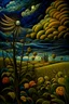 Placeholder: Moonlight patchwork in the style of Raymond Briggs, Laurel Burch, Randolph Caldecott, Picasso. extremely detailed fantasy oil on canvas very attractive imperial colors fantastic view 4K 3D VRay focused Surrealism Tesselated