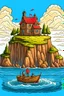 Placeholder: A picture of a mountain man, a cottage, an island in the sea.