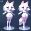 Placeholder:  a fox fursona, well drawn, 8k, high quality, realistic, masterfully drawn, fur, furry, fursona reference sheet, in frame, full body portrait, anthropomorphic, screen for a face, cyberpunk, backlighting, soft coloring, pastel coloring