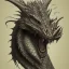 Placeholder: This dragon has no horns. Its neck is short; Its snout is vertically flat, medium width, medium length, flat tipped, and it has an overbite. Its teeth are wide. It has rounded claws, quills, and long scales. Its tail is long and thin. Its breath weapon is force.