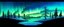 Placeholder: northern lights on the top right and left with a thin section joining then through the middle. below are trees and water. whimsical hand drawn style. line drawing with muted color