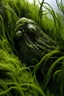 Placeholder: ostopus hidding in seaweed scary