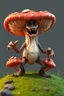 Placeholder: hi poly Fungal Beast T-pose just the character and simple background