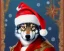 Placeholder: Christmas Wolf Cat