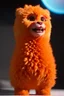 Placeholder: Microscope photography of a crying cute bacteria furry orange character from Planet Mercury , photorealistic, 3D, unreal engine, octane render, intricate details, Studio Professional Photography, Top Light, 35mm lens, on flat white background