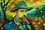 Placeholder: art style van gogh