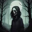 Placeholder: Wayfaring Illustrator in Horror unsettling art style