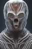 Placeholder: evil berserker, alien, tron, bitcoin eyes, 8k, finely detailed, photo realistic, hr giger