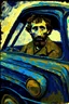 Placeholder: portrit of a car lada with ahmed ziton by van gogh