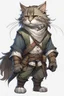 Placeholder: male grey Norwegian forest cat tabaxi pirate rogue dnd