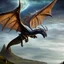 Placeholder: image framed with a thin border of celtic designs, story book cover format, A winged celestial dragon in flight above a forested mountain, against a background of brilliantly glittering stars, hd 4k, fine sharp detail